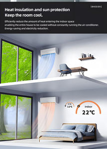 单向反射太阳能薄膜建筑窗户无基础高绝缘单片，99% 防紫外线，无褪色效果 - Product Image 5