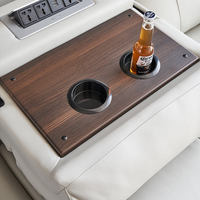 Canapé de cinéma électrique en cuir, design moderne, confortable et réglable, pour usage commercial et bureau à domicile