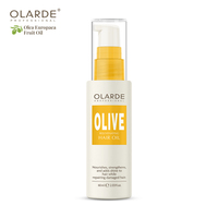 Vente directe d'usine, huile d'olive biologique nourrissante, hydratante, revitalisante, spray capillaire pour réparer les cheveux abîmés