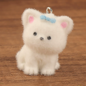 Porte-clés en peluche pour enfants de 2 à 4 ans, jouets anti-stress unisexes, animaux en peluche doux, breloques décoratives - Product Image 4