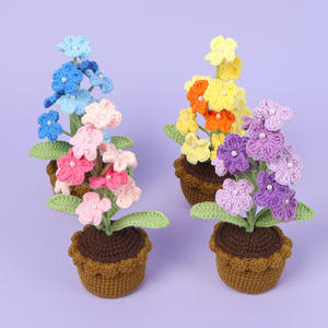 Décoration de table tricotée à la main Crochet <span class=keywords><strong>m</strong></span>'a <span class=keywords><strong>oublié</strong></span> pas Pot de fleur plante pour Noël fête des <span class=keywords><strong>m</strong></span>ères cadeau - Product Image 1