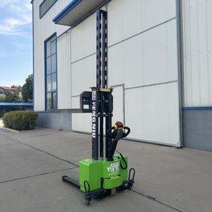 Zelfladende palletstapelaar 0,9 ton 1 ton 1,3m 1,5m draagbare semi-elektrische heftruck stapelkraan laad- en losstapelaar - Product Image 4