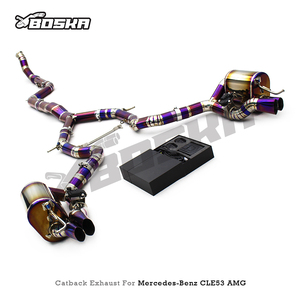 Escape Trasero de Fábrica SUS304L/Titanio para Mercedes CLE53 AMG M256 3.0T, Pulido a Espejo, Reemplazo Directo con Fijación por Tornillos - Product Image 2