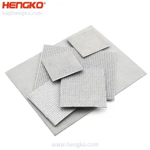 HENGKO High Quality Factory Wholesale Sintered Metal Stainless Steel Disc Mesh Plate Filter