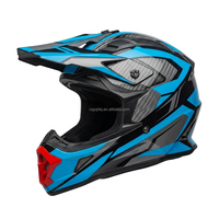 Casque de moto tout-terrain de haute qualité, personnalisable, avec double visière, en promotion