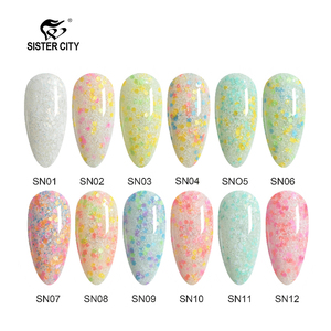 Bông Tuyết hiệu ứng UV Gel Polish Frosted Nail Art thiết kế cho làm móng tay Salon sử dụng - Product Image 1
