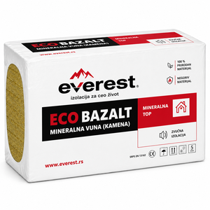 Panneau d'isolation en laine de basalte ignifuge Everest Eco-Bazalt pour l'isolation thermique et acoustique des bâtiments - Product Image 1