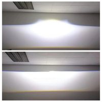 Projecteurs LED pour voiture 3 pouces 6000K, 60W feux de croisement/70W feux de route, 6300/7300 Lumens, puce LED en aluminium, ajustement universel