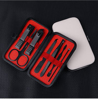 7 pièces ensemble de ciseaux à ongles ménage haut de gamme hommes et femmes spécial coupe-ongles outils de manucure ciseaux à sourcils portables