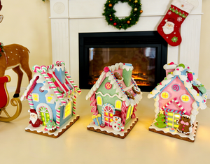 <span class=keywords><strong>D</strong></span>écoration de Noël artisanale colorée : Père Noël, bonhomme de neige, bonhomme en <span class=keywords><strong>pain</strong></span> <span class=keywords><strong>d</strong></span>'<span class=keywords><strong>épice</strong></span>s, maison en <span class=keywords><strong>pain</strong></span> <span class=keywords><strong>d</strong></span>'<span class=keywords><strong>épice</strong></span>s - Product Image 1
