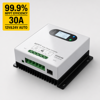 Controlador de Carga Solar MPPT YILIE 30A 12V 24V Automático, Regulador de Entrada de 100V PV para Baterías de Litio LiFePO4, Venta al Por Mayor de Fábrica