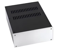 Carcasa de Aluminio para Audio, Mecanizada por CNC, Anodizada, para Amplificador, Equipo de Sonido Doméstico