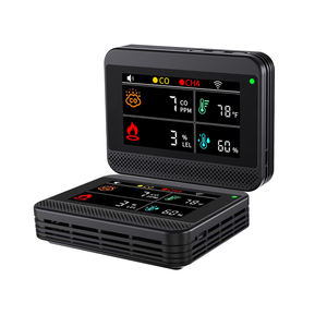 Aectec A1 360 °   Détecteur <span class=keywords><strong>de</strong></span> <span class=keywords><strong>monoxyde</strong></span> <span class=keywords><strong>de</strong></span> <span class=keywords><strong>carbone</strong></span> personnel <span class=keywords><strong>de</strong></span> qualité supérieure avec alertes LED + buzzer + vibrations pour l'automobile - Product Image 1