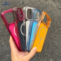 Coques de téléphone magnétiques transparentes de luxe Lucu pour iPhone 16E, 12, 17, 16, 15, 18 Pro Max – Vente en gros pour fabricants