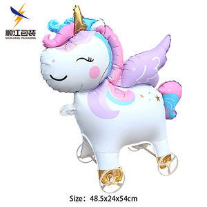 Nouveauté <span class=keywords><strong>Ballon</strong></span> en feuille de dessin animé de grande taille sur le thème des animaux <span class=keywords><strong>Dinosaure</strong></span> Voiture avec roues Ballons animaux marcheurs pour enfants Fête scolaire - Product Image 3