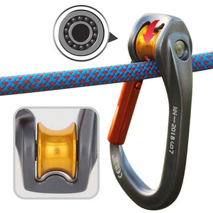 Mosquetón <span class=keywords><strong>de</strong></span> seguridad para escalada al aire libre con bloqueo giratorio y dispositivo <span class=keywords><strong>de</strong></span> seguridad <span class=keywords><strong>de</strong></span> tornillo para trabajos en altura - Product Image 5