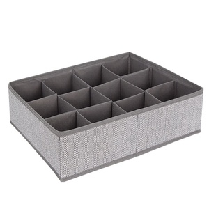 Có Thể Gập Lại Sắp Xếp Tổ Chức Hộp, Vải Tủ Quần Áo Đồ Lót Lưu Trữ Thùng Gấp Tủ Quần Áo Ngăn Kéo Ngăn/Lưới Cho Vớ - Product Image 6