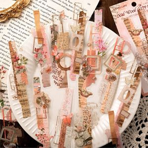 20 cái/gói Pet Sticker Gói Giấy Phòng Thí Nghiệm Loạt Retro Cắt Dán Cẩm nang Tự Làm Trang Trí Dán - Product Image 2