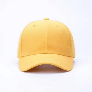 Gorra de Béisbol Unisex Ajustable de Color Sólido, Ecológica, de Lana/Poliéster, con Bordado 3D, Lavada, Personalizable, para Exteriores y Protección Solar - Product Image 1