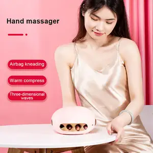 2023 Novos Produtos Tendência Massageador Mãos Deep Tissue Compress Máquina Elétrica Vibrador Massageador Com Ar De Compressão De Calor