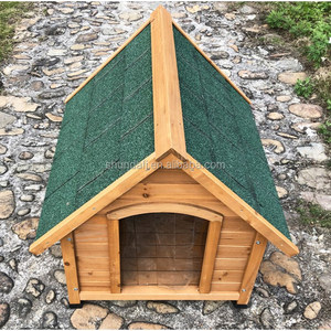 Nichoir pour chien en bois SDD004S en stock, étanche, avec toit en asphalte, ouverture à charnières, inclut des protections pour les pattes et une <span class=keywords><strong>porte</strong></span> rabattable - Product Image 5