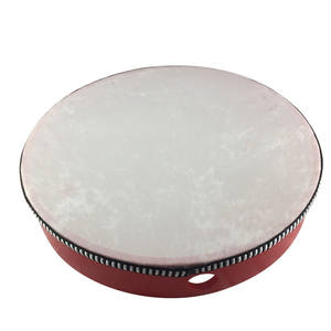 Vente chaude Orff Instrument à percussion pour enfants Tambourin rouge Tambourin 4 "Tambourin 6/8/10 pouces - Product Image 2