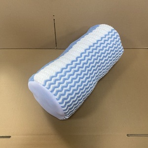 Sac à linge pour chaussures OEM 39x19 bleu et blanc, tissu chenille, fermeture éclair, pour utilisation en machine à laver - Product Image 4