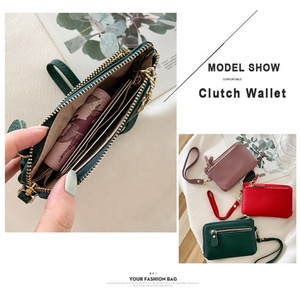 Custom Cow Leather Ladies Coin <b>Purse</b> Mini Zipper Pouch with Waist Strap <b>Small</b> Card Holder Keychain Coin <b>Purse</b> - Product Image 4