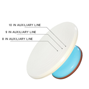 ที่วาง<span class=keywords><strong>คั</strong></span><span class=keywords><strong>พ</strong></span><span class=keywords><strong>เค้ก</strong></span>แบบหมุนทำจาก<span class=keywords><strong>พ</strong></span>ลาสติกขนาด12นิ้วสำหรับตกแต่งงานแต่งงานอุปกรณ์ทำเค้กที่จำเป็น - Product Image 3