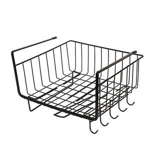 Meuble de rangement mural moderne et écologique pour cuisine et armoire, avec panier suspendu intégré - Product Image 4