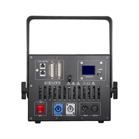 Luz Láser de Animación QSE RGB a Todo Color de 10W DMX512 E27 IP33 Ra90 de Aluminio para Discotecas, DJ, Bodas, Fiestas, Clubes y Espectáculos