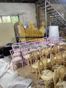 Muebles de bebé bohemios nórdicos modernos hechos a mano, silla infantil de ratán natural ecológica para dormitorio o exterior, origen de Vietnam - Product Image 2