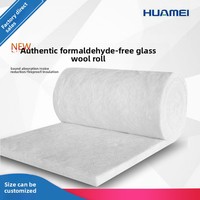 Rouleau de feutre en laine de verre sans formaldéhyde ni acrylique, écologique, isolant thermique et phonique