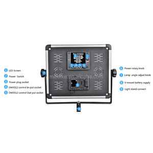 Caméras <span class=keywords><strong>E</strong></span>-900II Yidoblo et photographie 72W 5800LM 95ra + LED V-mount Soft Video Light TV Studio Lights pour film - Product Image 5