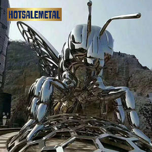 Sculpture extérieure moderne en métal d'usine de Foshan Décoration de jardin durable et artistique - Product Image 5