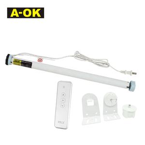 Rodillo <span class=keywords><strong>Tubular</strong></span> de Metal AM25 de 25mm, Motor de Control para el hogar, Receptor incorporado, postes de cortina de Radio, accesorios de pista, 1 unidad - Product Image 1