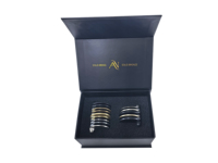 Scatola Regalo Magnetica Personalizzata con Coperchio Ribaltabile, Inserto in Schiuma EVA, Logo Personalizzato, Stampa in Lamina d'Oro, Magnete N52
