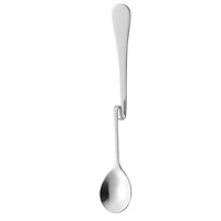 Gebogener Griff Edelstahl-Löffel für Kaffee Dessert Café Tasse Wandmontierte Kreative Löffel-Sets
