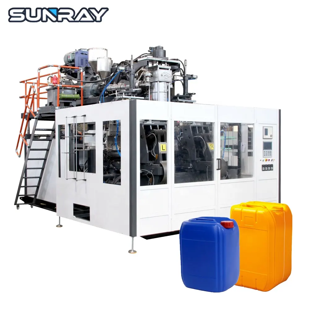 Mesin pembuat jerigen dapat ditumpuk plastik untuk 20 liter mesin cetak tiup produksi jerry can untuk jerrykaleng 20 l