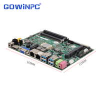 PC industriel Intel Core i5-6200U i7-7500U i7-8550U 2*DDR4 Emplacement pour RAM Double Gigabit Ethernet 6*RS232 Mini ordinateur en boîtier