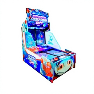 Lucky Pong Arcade Game Machine Luxury 2 Player Coin Operated Electronic Ball Pitching Simulator Jackpot Prize Game For <b>Kids</b> - Product Image 1