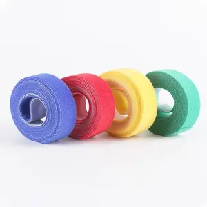 Multi-Function Recirculating colorful Velcroes Cable Ties Back to Back Hook and Loop Tape