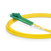 Kabel Patch Cord Fiber Optik LC ke LC Simplex Duplex Single Mode untuk Jaringan FTTH dan Telekomunikasi