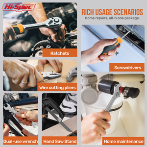 Juego de Herramientas de Reparación de Automóviles Multifuncional Hi-Spec de 139 Piezas, Acero con Alto Contenido de Carbono, Herramientas Manuales Básicas para el Hogar, Estuche Rígido, OEM - Product Image 4