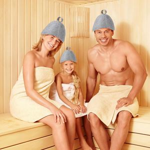 Chapeau de sauna en feutre de laine 100% de 5 mm, écologique et luxueux, 23x35 cm, couleur unie, pour la salle de bain, la banya russe, pour hommes et femmes - Product Image 4