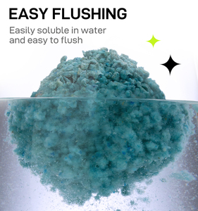 سحق الأزرق التوفو القط القمامة BSCI مصنع OEM السائبة Flushable التثاقل كسر التوفو رمال قطط بلورية - Product Image 3