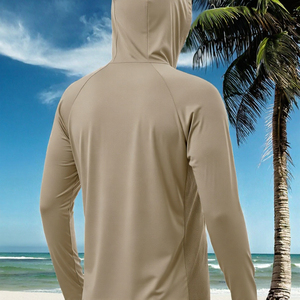 UPF 50+ Windproof Waterproof Hooded Fishing <b>Shirt</b> Long Sleeve <b>Sun</b> Protection Jersey Quick Dry Breathable Outdoor Wear - Product Image 3