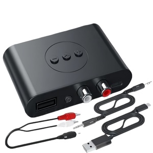 อะแดปเตอร์รับสัญญาณเสียงบลูทูธ5.3 NFC แจ็ค RCA 3.5มม. USB U Disk เล่นอัจฉริยะเสียงสเตอริโออะแดปเตอร์ไร้สายสำหรับทีวีชุดอุปกรณ์ <span class=keywords><strong>B21</strong></span>ในรถยนต์ - Product Image 1