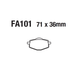 Plaquettes de frein à disque pour <span class=keywords><strong>moto</strong></span> FA101 YAMAHA DT YBR TDR YZ XC <span class=keywords><strong>XT</strong></span> XTZ 50 80 125 200 225 250 <span class=keywords><strong>350</strong></span> 600 660 trident 660 - Product Image 2