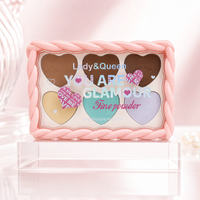 Palette de fards à paupières Glamour en marque privée OEM, formule lisse et facile à estomper pour un look naturel et doux, prix usine